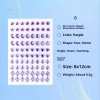 MUQV 80 Khuôn Mặt Đặc Biệt Nhiều Màu Xăm Tạm Thời và Eyes Diamond Fake Giá 40.500 VND 3