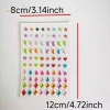MUQV 80 Khuôn Mặt Đặc Biệt Nhiều Màu Xăm Tạm Thời và Eyes Diamond Fake Giá 40.500 VND 9