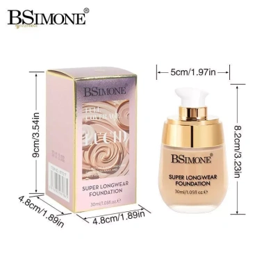 MUQV BEMONE 30ml Chất Lỏng Kem Dưỡng Ẩm Lâu Dài, Tự Nhiên Làm Sáng Da, Tăng Tone Trang Điểm – Giá 86.460₫