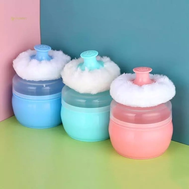 MUQV Bông Phấn Talc Baby Soft Đựng Hộp - Sponge Powder Puff Cho Mặt và Body, Giá 47.080₫ (Giảm từ 60.262₫) 2