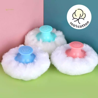 MUQV Bông Phấn Talc Baby Soft Đựng Hộp - Sponge Powder Puff Cho Mặt và Body, Giá 47.080₫ (Giảm từ 60.262₫) 5