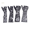 MUQV Cặp Chuyển Tay Tạm Thời Henna và Tranh Hoa Stencil DIY – Vẽ Đẹp, An Toàn, Dễ Tạo Mẫu 7