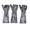 MUQV Cặp Chuyển Tay Tạm Thời Henna và Tranh Hoa Stencil DIY – Vẽ Đẹp, An Toàn, Dễ Tạo Mẫu 8