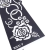 MUQV Cặp Chuyển Tay Tạm Thời Henna và Tranh Hoa Stencil DIY – Vẽ Đẹp, An Toàn, Dễ Tạo Mẫu 9