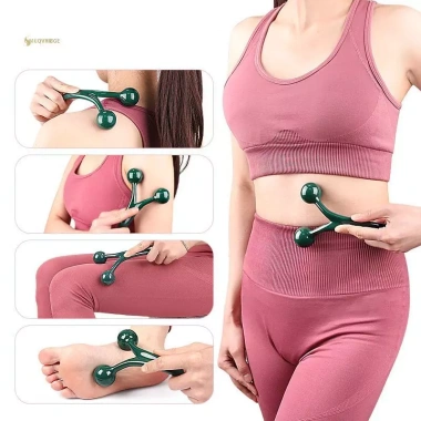 MUQV Đa Năng Tam Giác Bóng Máy Mát Xa - Massage Vai Chân Bấm Huyệt Lăn Mặt 57.860₫