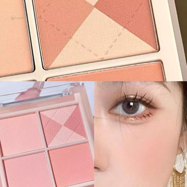 MUQV DIKALU Blush Mật Ong 4 Màu Tự Nhiên Nâng Màu Độ Bão Hòa Thấp Giá 76.340₫