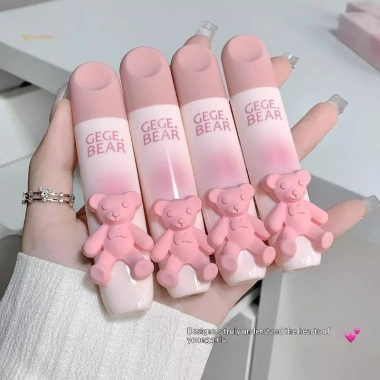 MUQV Gege Bear Gấu Nhỏ Dễ Thương Matte Velvet Lip Glaze Mist - Son Kem Nhiều Màu Dưỡng Da Trang Điểm Nữ 66.880₫ 4