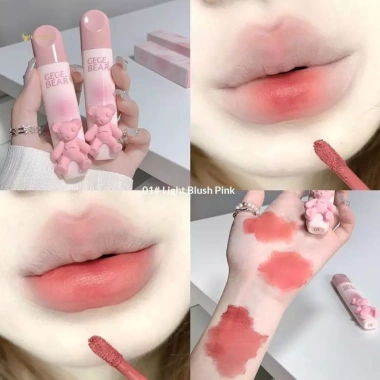 MUQV Gege Bear Gấu Nhỏ Dễ Thương Matte Velvet Lip Glaze Mist - Son Kem Nhiều Màu Dưỡng Da Trang Điểm Nữ 66.880₫ 8