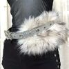 MUQV Giả Da Kim Cương Y2K – Dây Thắt Lưng Gothic Punk Lông, Xích Đêm, Trang Trí Quần Jean, thiết kế độc đáo 3