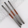 MUQV Gỗ Đàn Hương Dual End Keo Bút UV Gel Bàn Chải Nghệ Thuật Tranh Nối Dài Bàn Chải Dòng Dụng Cụ Làm Móng Tay Chuyên Nghiệp Giá Ưu Đãi