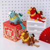 MUQV Linh Vật Pony Dễ Thương Móc Khóa Ngựa Nhồi Bông, Quà Tặng Năm Mới 169k 2