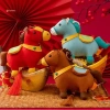 MUQV Linh Vật Pony Dễ Thương Móc Khóa Ngựa Nhồi Bông, Quà Tặng Năm Mới 169k 4
