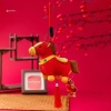 MUQV Linh Vật Pony Dễ Thương Móc Khóa Ngựa Nhồi Bông, Quà Tặng Năm Mới 169k 7