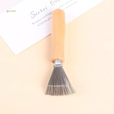 MUQV Lược Gỗ Đa Năng Làm Sạch Bàn Chải Tóc, Lược Bụi Tay Cầm Nhúng Dụng Cụ