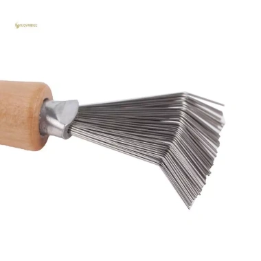 MUQV Lược Gỗ Đa Năng Làm Sạch Bàn Chải Tóc, Lược Bụi Tay Cầm Nhúng Dụng Cụ 6