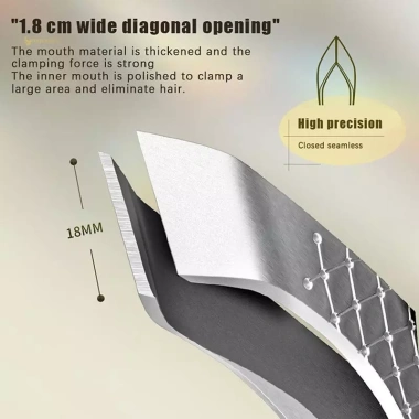 MUQV Magic Tool miệng rộng pluing tóc râu thép không gỉ - Dành cho nam nữ