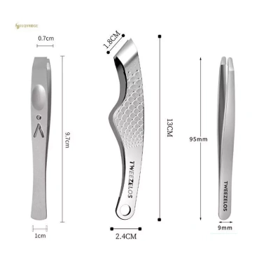 MUQV Magic Tool miệng rộng pluing tóc râu thép không gỉ - Dành cho nam nữ
