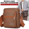 MUQV Man Messenger Túi Da Thật - Đeo Ngang và Vai, Tote Thời Trang Chất Lượng Cao 3