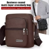 MUQV Man Messenger Túi Da Thật - Đeo Ngang và Vai, Tote Thời Trang Chất Lượng Cao 4