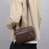 MUQV Man Messenger Túi Da Thật - Đeo Ngang và Vai, Tote Thời Trang Chất Lượng Cao 5