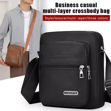 MUQV Man Messenger Túi Da Thật - Đeo Ngang và Vai, Tote Thời Trang Chất Lượng Cao