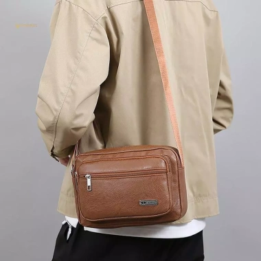 MUQV Man Messenger Túi Da Thật - Đeo Ngang và Vai, Tote Thời Trang Chất Lượng Cao