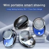 MUQV Máy Cạo Râu Điện Di Động USB 2 trong 1 Ướt Khô, Sạc Đơn Giản, Giặt Quà Cha