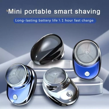 MUQV Máy Cạo Râu Điện Di Động USB 2 trong 1 Ướt Khô, Sạc Đơn Giản, Giặt Quà Cha