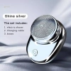 MUQV Máy Cạo Râu Điện Di Động USB 2 trong 1 Ướt Khô, Sạc Đơn Giản, Giặt Quà Cha 7
