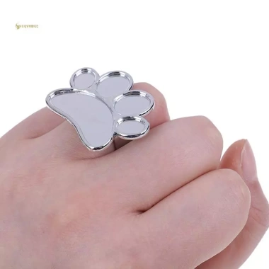 MUQV Móng Tay Nghệ Thuật Kim Loại Vòng Ngón Tay Bảng Màu Tranh Giá Đỡ 47.630 VND