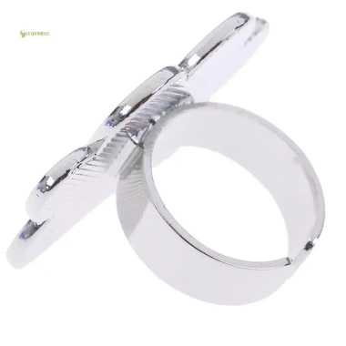 MUQV Móng Tay Nghệ Thuật Kim Loại Vòng Ngón Tay Bảng Màu Tranh Giá Đỡ 47.630 VND