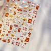 MUQV Năm Ngựa 2.024 Stikers Ngựa Đỏ Fortune DIY Nail Art Móng Tay Đề Can 56.760₫ 6