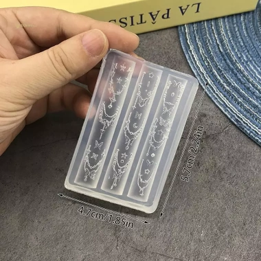 MUQV Nơ Hạt Chuỗi Ruy Băng 3D Khuôn Silicon DIY Trang Trí Móng Tay Nghệ Thuật, Thiết Kế Độc Đáo, Giá Ưu Đãi, Cho Móng Tay Quyến Rũ 5 MUQV Nơ Hạt Chuỗi Ruy Băng 3D Khuôn Silicon DIY Trang Trí Móng Tay Nghệ Thuật, Thiết Kế Độc Đáo, Giá Ưu Đãi, Cho Móng Tay Quyến Rũ 5