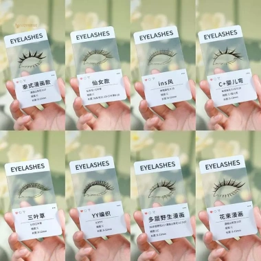 MUQV Nữ 14 Kiểu Thẻ Dùng Thử Mi Giả - Dụng Cụ Salon Chuyên Nghiệp cho Lash Extensions, Giá ưu đãi 171.930₫ 4