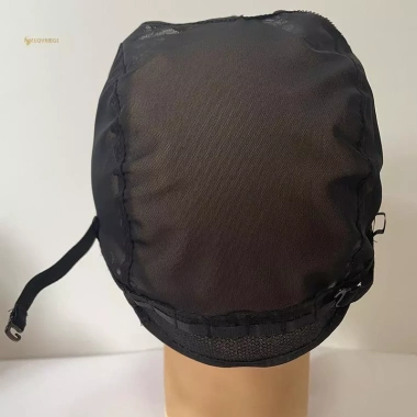 MUQV Ren Tóc Giả 56cm Dây Đeo Điều Chỉnh Co Giãn Dệt U Nữ Mái Vòm Lưới 4