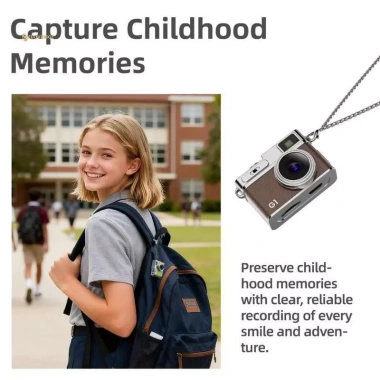 MUQV Retro Máy Ảnh Kỹ Thuật Số Mini Di Động, Đầu Ghi Video LED 0,96 inch IPS – Giá chỉ 276.650₫ 4