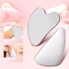 MUQV Scraper Thép Không Gỉ Gua Sha Máy Mát Xa Da Mặt Tóc Nang Làm Sạch 3