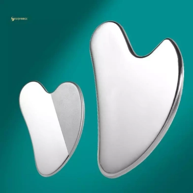 MUQV Scraper Thép Không Gỉ Gua Sha Máy Mát Xa Da Mặt Tóc Nang Làm Sạch 8