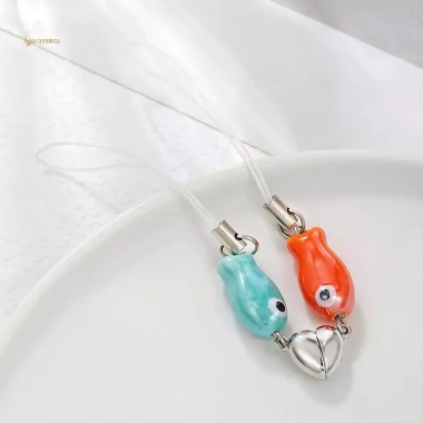 MUQV Túi Charm 2 Chiếc Dây Chuyền Gốm Móc Khóa Điện Thoại – Quà Tặng Dễ Thương 53.020₫ 8