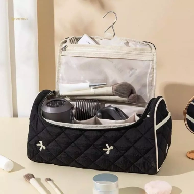 MUQV Túi Du Lịch Quilted Cotton Dành Cho Airwrap - Dụng Cụ Tóc Có Móc Treo, Bảo Quản Tiện Lợi Giá Ưu Đãi 250k Giảm Giá Đặc Biệt 6