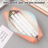 MUQV Túi đựng bút chì da dung tích lớn - Hộp lưu trữ văn phòng phẩm, dây kéo, 58.389 - 47.088 VND 7