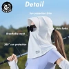 Musion Ice Silk Cap Chống Nắng UV – Mặt Nạ Thoáng Khí, Giặt Được, 73.332 VND 4