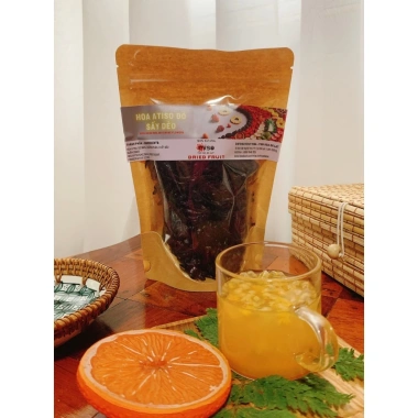 Mứt Atiso Đỏ Hibiscus Đà Lạt – Giòn, Ít Ngọt, Đỏ Đậm, Đặc Sản Nhà Mình, Giá Ưu Đãi 65.000₫