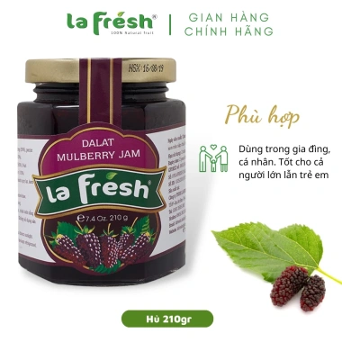 Mứt Dâu Tằm Lafresh Đà Lạt hũ thủy tinh xoay nhuyễn – Thơm ngọt, phù hợp pha chế & làm bánh, giảm còn 74.250₫ 3 Mứt Dâu Tằm Lafresh Đà Lạt hũ thủy tinh xoay nhuyễn – Thơm ngọt, phù hợp pha chế & làm bánh, giảm còn 74.250₫ 3