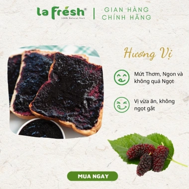 Mứt Dâu Tằm Lafresh Đà Lạt hũ thủy tinh xoay nhuyễn – Thơm ngọt, phù hợp pha chế & làm bánh, giảm còn 74.250₫