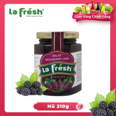 Mứt Dâu Tằm Lafresh Đà Lạt hũ thủy tinh xoay nhuyễn – Thơm ngọt, phù hợp pha chế & làm bánh, giảm còn 74.250₫
