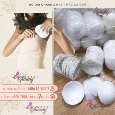 Mút độn ngực Chaang May chất lượng, miếng độn nâng ngực to tròn, phụ kiện áo dài cô dâu cưới - 28.616₫