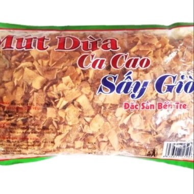 Mứt Dừa Ca Cao Sấy Giòn 500g - Hương Vị Ngon, Giá Ưu Đãi 59.000đ