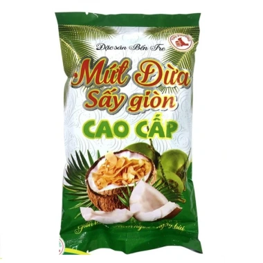 Mứt dừa giòn sấy khô Bến Tre 200g Nguyên liệu pha chế sỉ Hà Nội, giá chỉ 25.000đ giảm từ 32.500đ