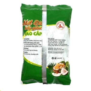 Mứt dừa giòn sấy khô Bến Tre 200g Nguyên liệu pha chế sỉ Hà Nội, giá chỉ 25.000đ giảm từ 32.500đ